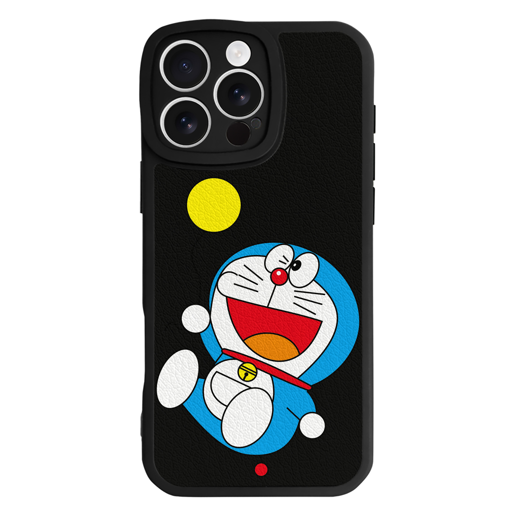 （画像用） ドラえもん Doraemon 【iPhone 16シリーズ対応】シリコンスマホケース（レザー調） 材質：シリコン